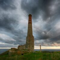 old boiler house chimney levant