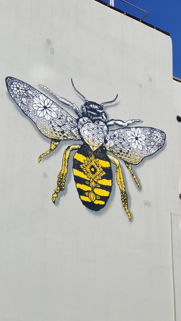 Street art and architecture in the Northern quarter, Manchester