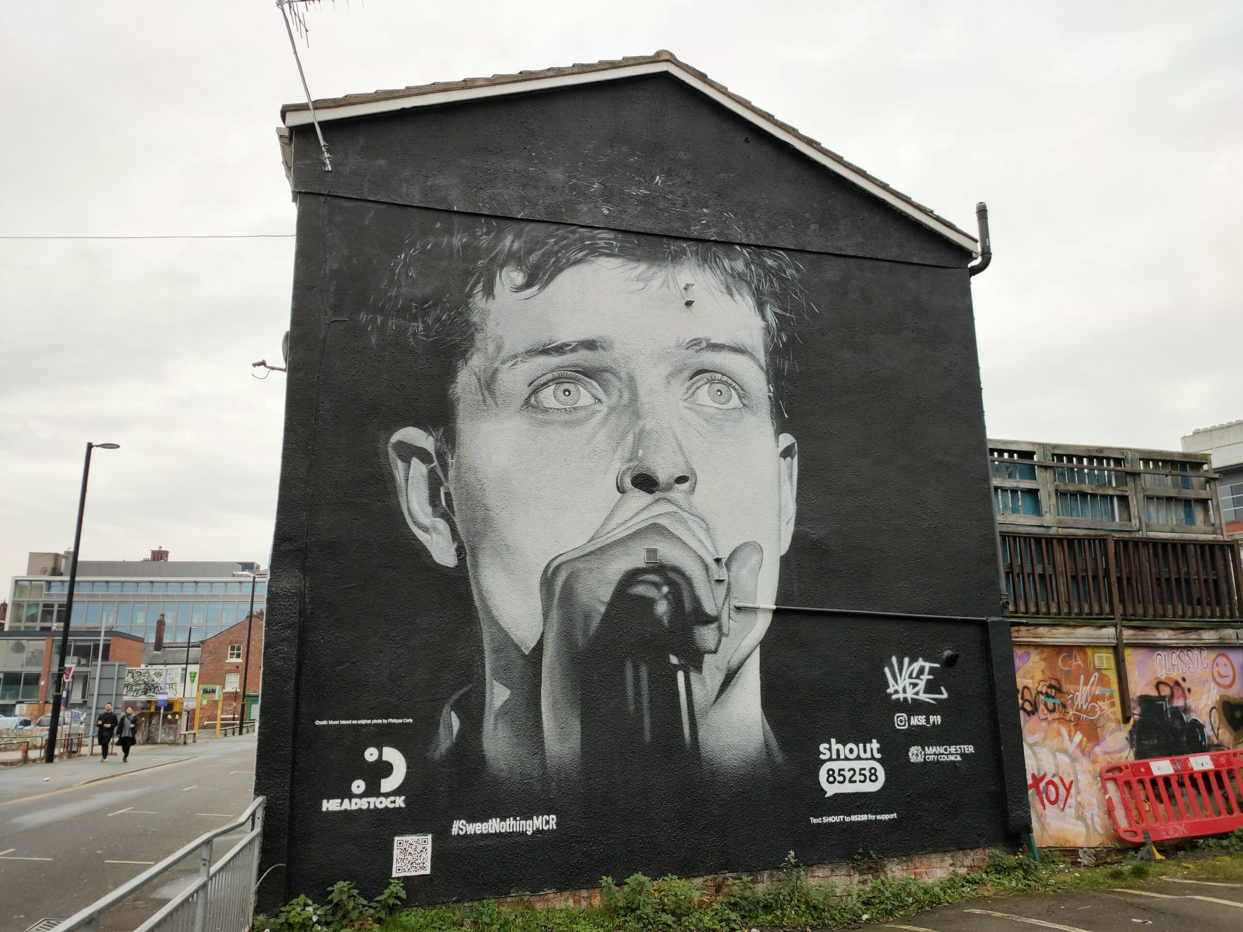 Ian Curtis Street Portrait