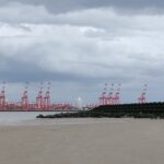 Cranes at Crosby Docks