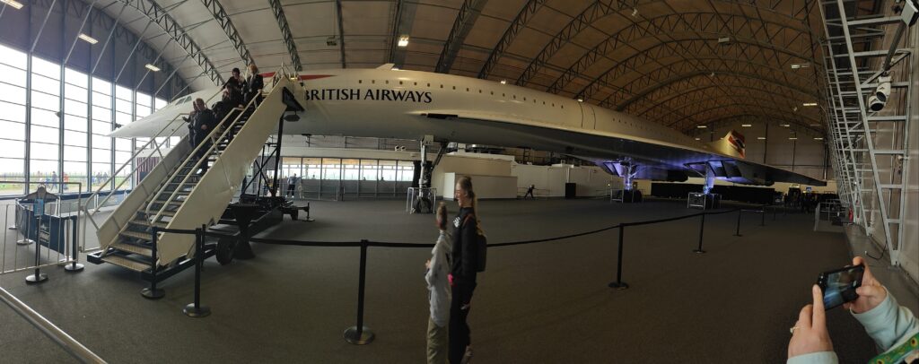 Concorde G-BOAC at Manchester Airport Viewing Park