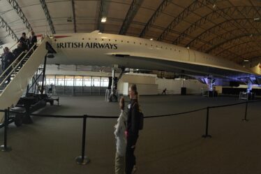 Concorde G-BOAC at Manchester Airport Viewing Park