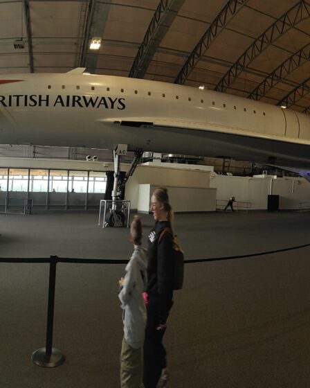 Concorde G-BOAC at Manchester Airport Viewing Park